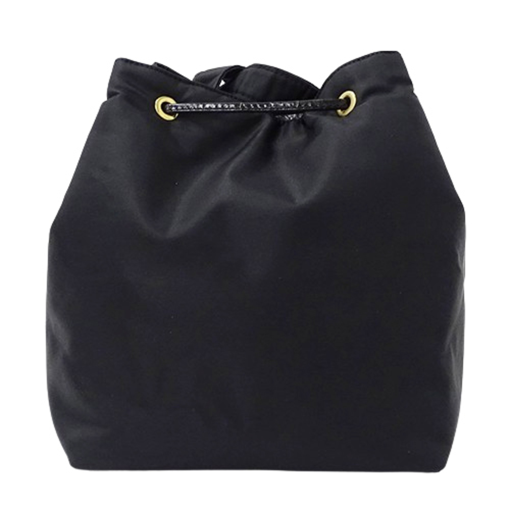 Versace Nylon Drawstring Crossbody Bag Black - image 2